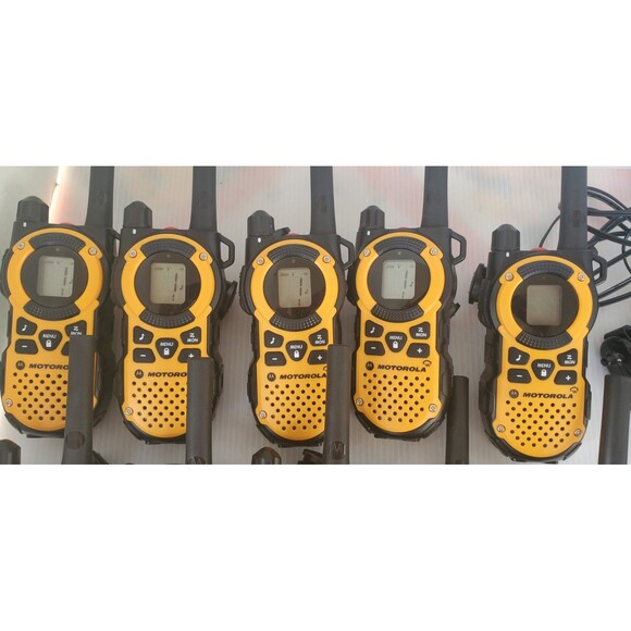 Motorola Talkabout MT350R Two Way Radio Walkie Talkies Lot Of 10 + Wall Chargers - Picture 5 of 10